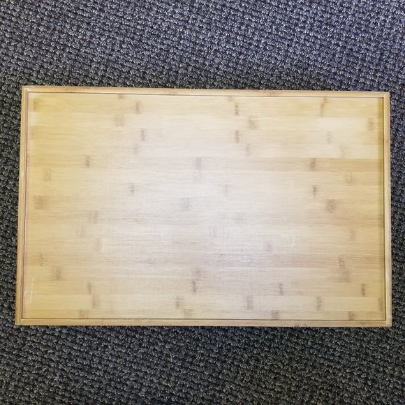 Large Rectangular Bamboo Serving Tray Perfect for Breakfast in Bed - Picture 4 of 4